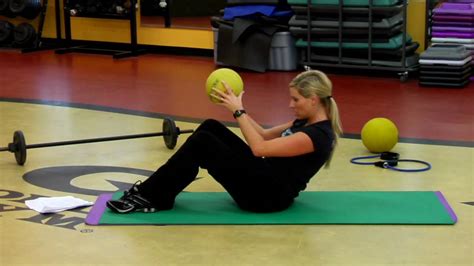 Mens Health Medicine Ball Ab Workout Challenge Youtube