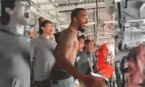 Cavs News Shirtless Jr Smith Is Back After Cleveland Browns Win
