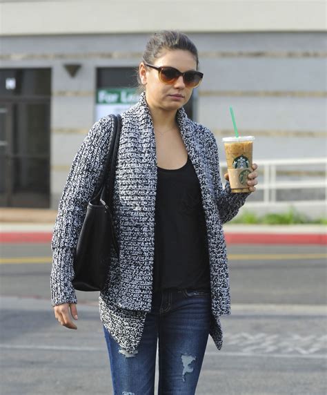 Mila Kunis In Jeans At Starbucks In Hollywood Hawtcelebs