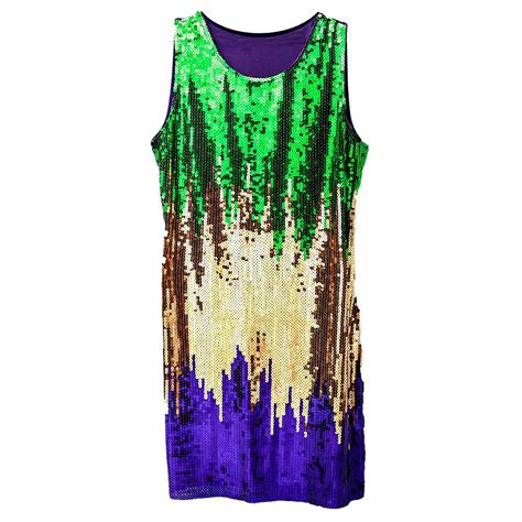 Adult Sequin Mardi Gras Dress Mardi Gras Party Supplies Party City