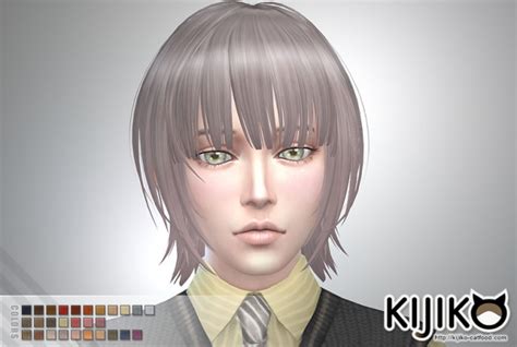 Bob With Straight Bangs For Male At Kijiko Sims 4 Updates