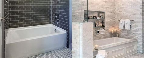 Your bathtub is an escape from the stresses and sores of daily life, a moment to close your eyes and breathe, taking in the sanctuary you so carefully crafted for yourself; Top 60 Best Bathtub Tile Ideas - Wall Surround Designs
