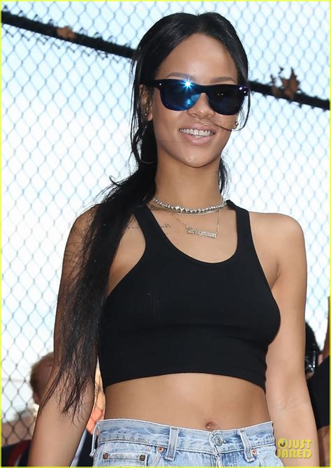 Full Sized Photo Of Rihanna Sex Appeal At Summer Classic Basketball