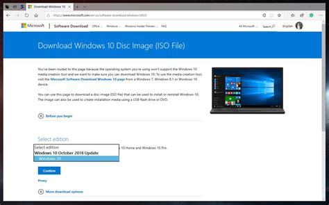 Windows 10 October 2018 Update Version 1809 Iso Now