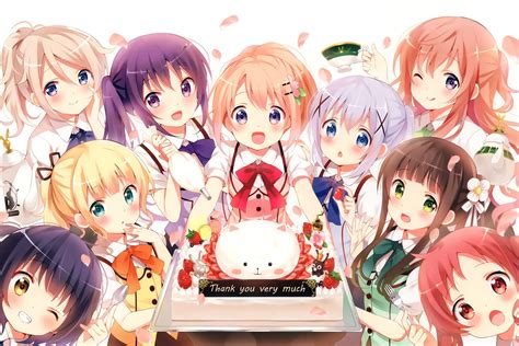 Gochuumon Wa Usagi Desu Ka Wallpapers Wallpaper Cave