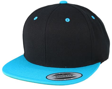 Blackteal Snapback Yupoong Caps