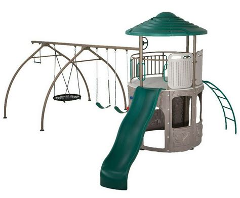 Lifetime 90804 Adventure Tower Playset With Spider Swing