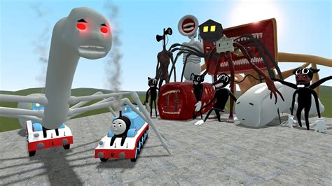 New Cursed Thomas The Train Vs Trevor Henderson Creatures Garrys Mod