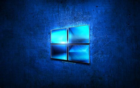 Sistema Windows 10 Fondo Azul Logotipo De Windows 10