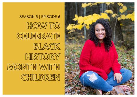 How To Celebrate Black History Month With Children First Name Basis