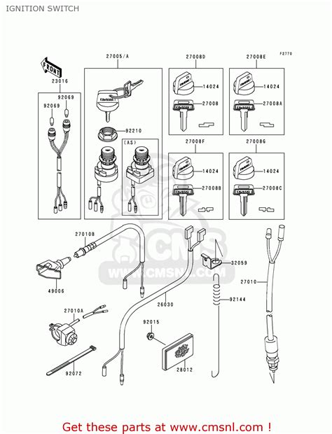 Excellent ignition switch for replacing your switch with original oem parts. Kawasaki Bayou 220 Ignition Switch Wiring Diagram
