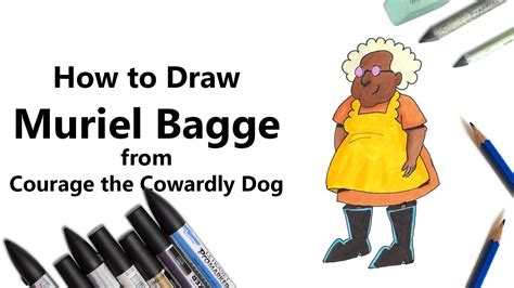 High quality muriel bagge gifts and merchandise. How to Draw and Color Muriel Bagge from Courage the ...