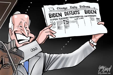 5 Funny Cartoons About Joe Bidens Surprising Primary Surge