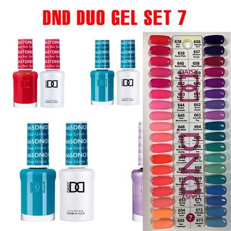 Dnd Duo Gel Set Chart Set Free Color Chart Cali Beauty Supply