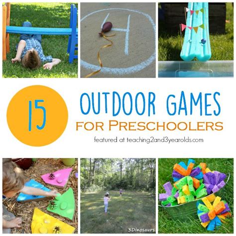 20 Fun Outdoor Games For Preschoolers Outdoor Games For Preschoolers