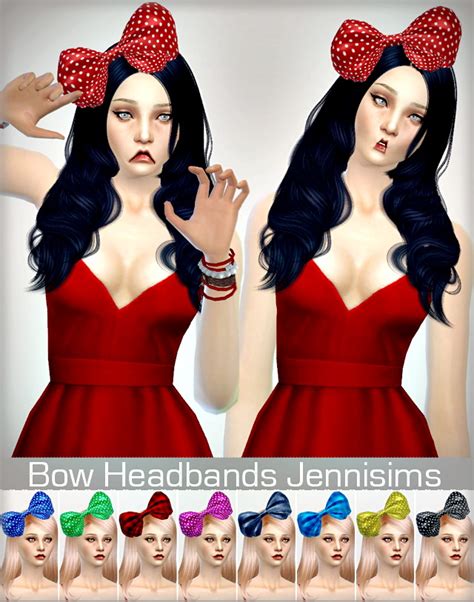 Bow Headband At Jenni Sims Sims 4 Updates