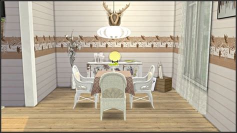 Wood Wall At Tatschu S Sims4 Cc Sims 4 Updates