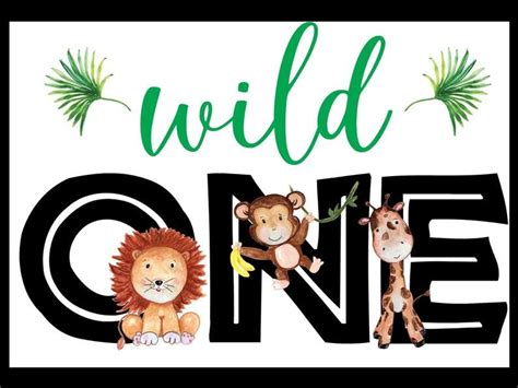 Wild One Birthday Png Instant Dowload For Vinyl Transfer Etsy First