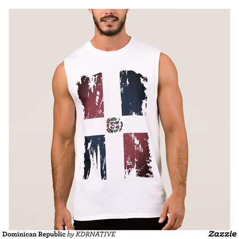 Dominican Republic Sleeveless Shirt Comfy Moisture Wicking Sport Tank Tops By Talented Fashion