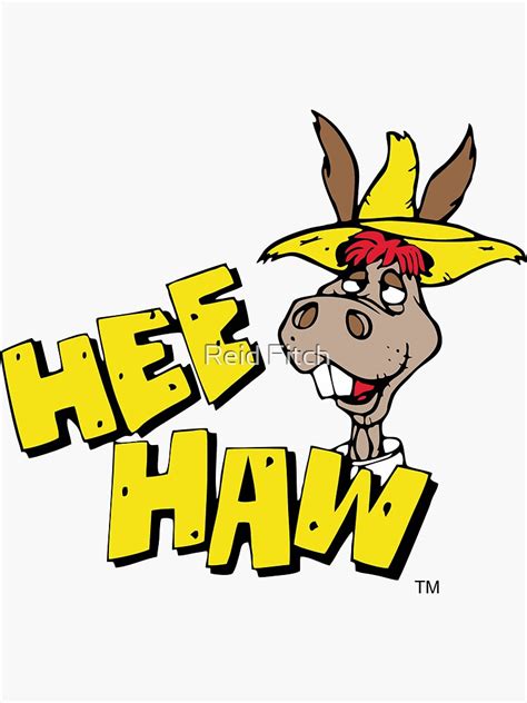 Vintage Hee Haw Sticker For Sale By Reid Fitch Redbubble
