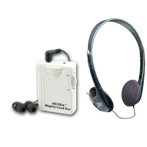 Reizen Mighty Loud Ear 120db Personal Sound Hearing Amplifier With