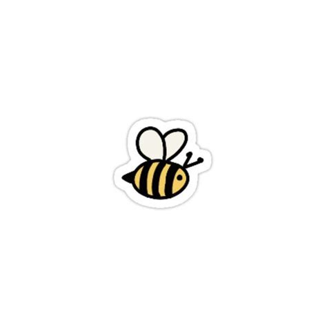 Cute Bumblebee Sticker By Hilbend In 2021 Aesthetic Stickers Honey
