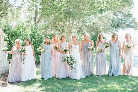 Stunning California Wedding In An Array Of Pastels California Real