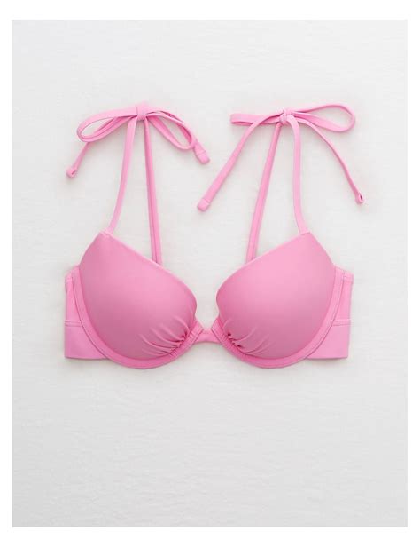 Aerie Push Up Underwire Bikini Top Pink Aerie For American Eagle