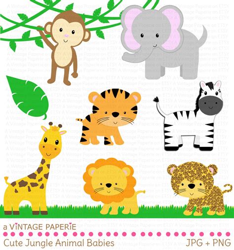 Jungle Animals Printable Cutouts Rainforest Animal