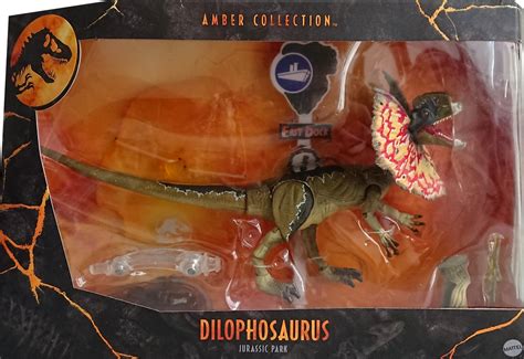 Jurassic Park Amber Collection Dilophosaurus Action Figure