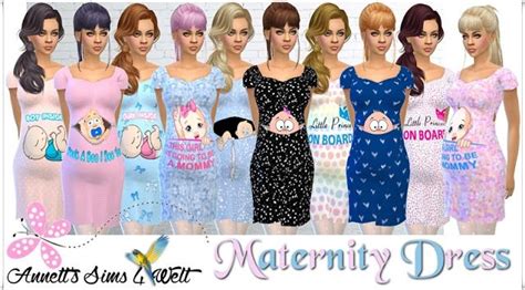 Maternity Dress Sims Sims 4 Clothing Sims 4