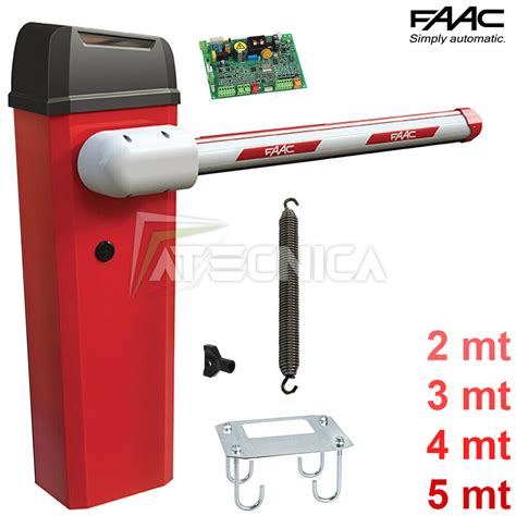Faac B614 104614 24v Automatic Barrier Column With Electronic Center Ebay