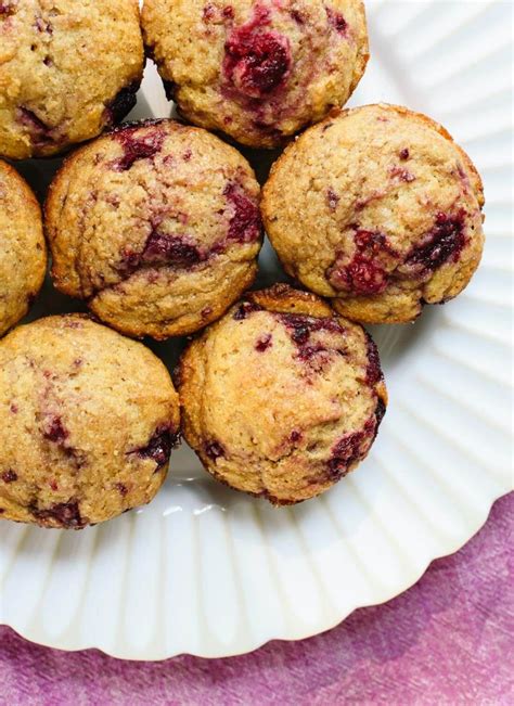 Lemon Raspberry Muffins Recipe Healthy Raspberry Muffins Raspberry