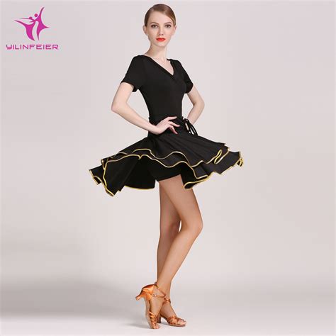 Yilinfeier 116 Latin Dance Costume Rumba Samba Cha Cha Dancing Dress