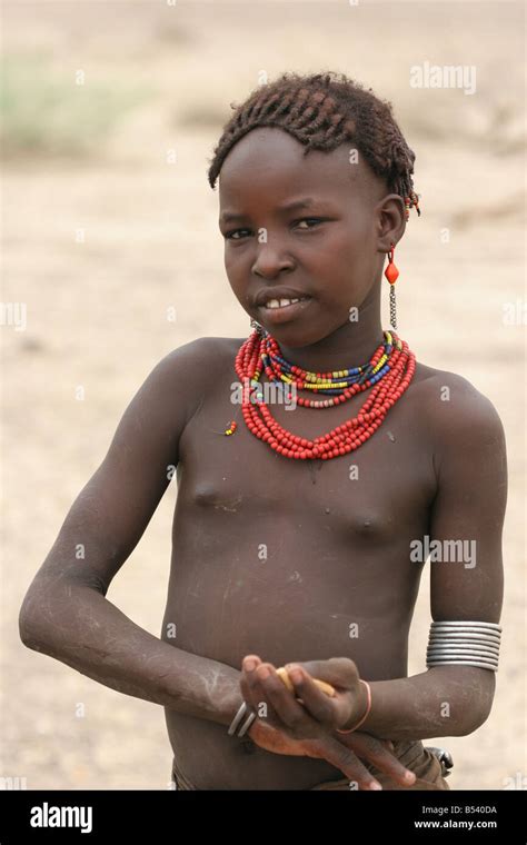 Tribal Girl Stock Photo Alamy