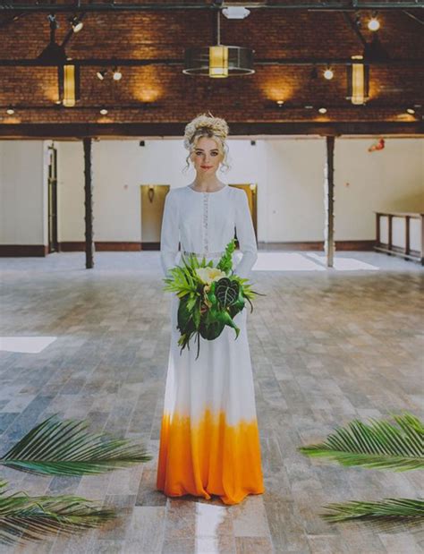 Style Crush Dip Dye Wedding Dresses Diy Instructions