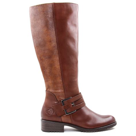 marco tozzi 25609 cognac bottes marron automne hiver chez trois par 3