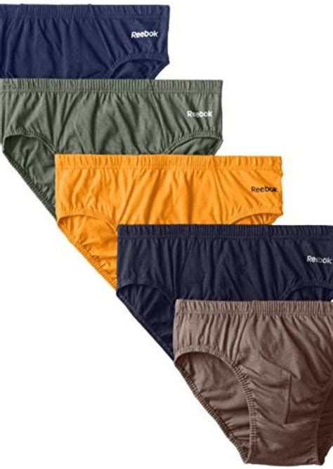 Reebok Reebok Mens 5 Pack Low Rise Briefs Intimates Shop It To Me