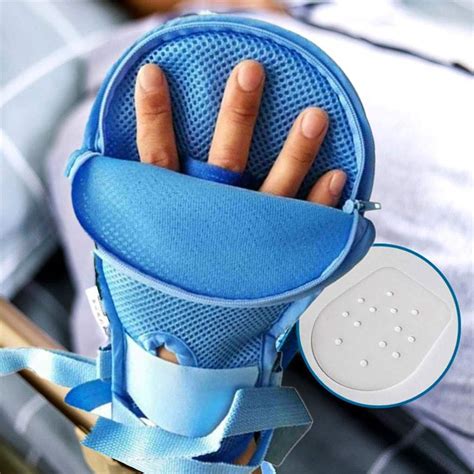 Safety Dementia Restraint Mitts Hands Finger Control Glove Prevent
