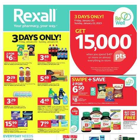 Rexall Weekly Flyer Weekly Savings On Jan 20 26