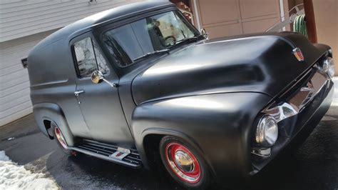 Ford F100 F 100 Panel Truck Of The 1954 Variety But It Could Be 1953 Or