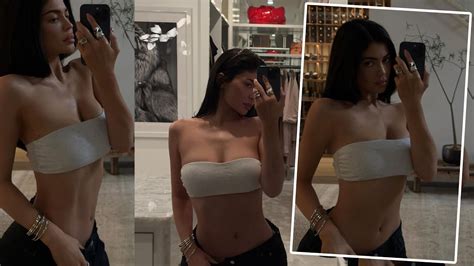Kylie Jenner Highlights Her Stunningly Taut Tummy And Slimmed Down