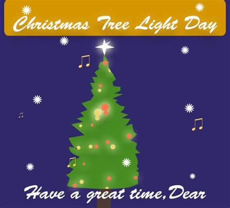 Happy Christmas Tree Light Day Dec Free Christmas Tree Light Day