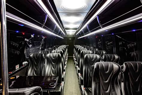 Coach Bus With Bathroom White Star Limousines