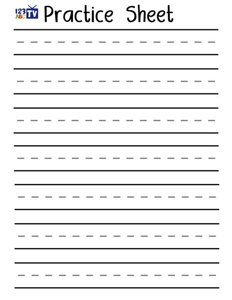 Print or download five pdf pages of cursive letter writing practice worksheets. Handwriting Practice Worksheets - s of Free Printables in ...