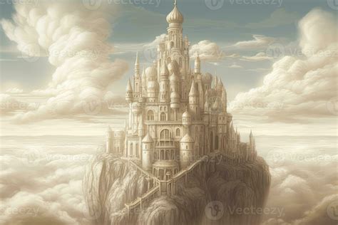 Heavenly Kingdom Surrounded Clouds 23775729 Stock Photo At Vecteezy