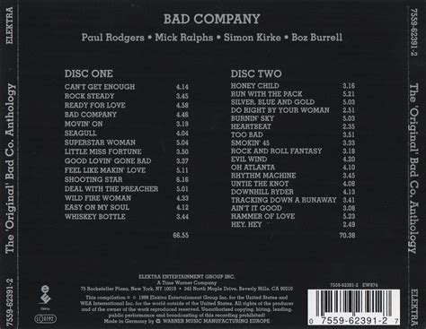 Bad Company The Original Bad Company Anthology 1999 Avaxhome