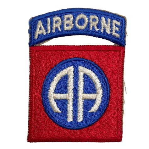 Original Wwii Us 82nd Airborne Division Patch Oorlogsspullennl