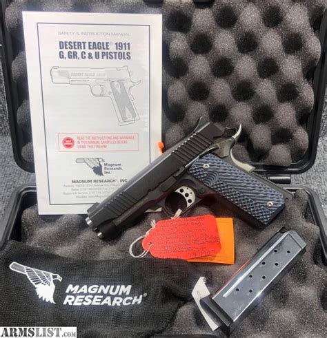 Armslist For Sale Magnum Research Desert Eagle 1911 C9 9mm