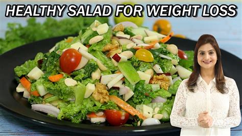 Weight Loss Salad Recipe For Lunch Dinner Healthy Recipe To Lose Weight Kale Salad Youtube